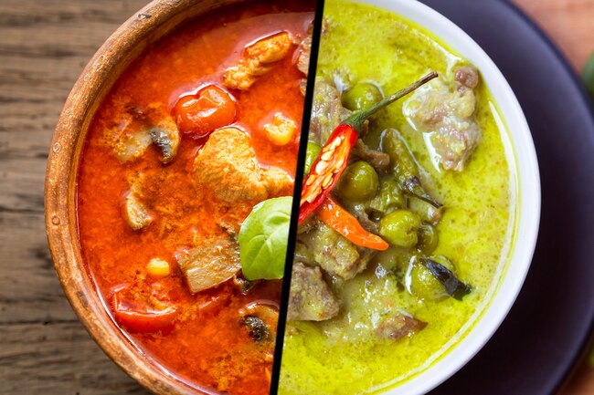 Thai Red or Green Curry